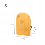 Nature Bamboo Desktop Organizer Bookends Book Ends Stovo Laikiklis Lentyna Knygų lentyna L