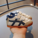 Sportiniai batai berniukams ir mergaitėms, madingi batai, vidutiniai ir dideli vaiki&scaron;ki sportiniai batai, kvėpuojantys laisvalaikio batai 21 mėlyna