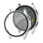 Skirta Galaxy Watch 5 5Pro 40 44 45 mm ekrano apsaugai su grūdintu stiklu, kieto kompiuterio buferio apsauginiu dėklu, veido dangtelio priedais One Size