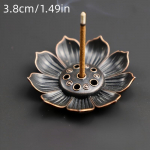 1vnt, Mini Lotus gėlių smilkalų laikiklis, metalinis smilkalų degiklis, rankų darbo papuo&scaron;alas SPA, joga, meditacija, namų dekoras, kambario dekoras, dovanos auksas