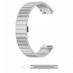 17,6 cm prabangus rankinio laikrodžio apyrankė Fashion nerūdijančio plieno metalinė i&scaron;maniojo laikrodžio apyrankė, suderinama su Huawei sidabras