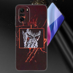 Anime Berserk Guts telefono dėklas, skirtas Xiaomi Mi POCO X3 NFC GT M4 M3 12 11T 10T Pro A3 11 Lite NE 5G 12X 11i F3 Mink&scaron;tas TPU juodas dangtelis Xiaomi Mi A3 Lite