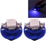 2 vnt. B8.4 Baltos &scaron;viesos 0.2W 12LM 1 LED SMD 5050 LED prietaisų skydelio lemputė transporto priemonėms, DC 12V mėlyna