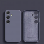 Prabangus skysto silikono mink&scaron;tas dangtelis, skirtas Samsung Galaxy A54 5G A14 A24 A34 A04 A04S A04E A15 4G A25 A35 A55 smūgiams atsparus dėklas Samsung Galaxy A15 pilka