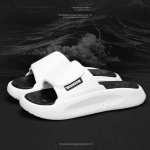 Vyri&scaron;kos basutės storapadžiais, neslystančios namų &scaron;lepetės poroms, paplūdimio lauko &scaron;lepetės vyrams 36-37 juoda