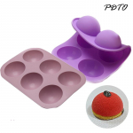 DL Silikoninis Pusės Rutulio Sferos Kepimo Forma &bdquo;Pasidaryk pats&ldquo; &Scaron;okoladinių Keksiukų Torto Forma