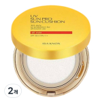 Isa Knox UV Sun Pro 365 All Over Big Sun Cushion SPF50+ PA+++, 23g, 2 pieces yellow