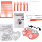 Elektrinis &scaron;okolado lydymo puodas &Scaron;ildantis saldainius Va&scaron;kas PASIDARYK PATS Kvapios žvakės Muilas Sviestas su forma Virtuvės įrankis S