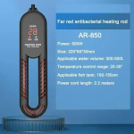 Akvariumo kvarcinio stiklo LCD ekranas Skaitmenis &scaron;ildytuvas Panardinamas akvariumo žuvų bakas Vandens &scaron;ildymas Naujas panardinamas &scaron;ildymo strypas