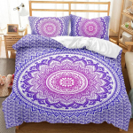 Bohemi&scaron;kas Mandala antklodės užvalkalų rinkinys Dvivietis Karalienės Karali&scaron;ko dydžio Pilnas dydis, Mėlynas Boho &Scaron;ik Mikropluo&scaron;to patalynės rinkinys berniukams, mergaitėms, vaikams ir paaugliams EU Single 135x200cm