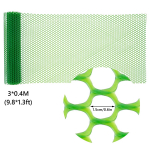 3/6M sodo apsaugos tinklelis, plastikinis apsauginis tinklelis, daugiafunkcinis nupjaunamas izoliavimo įrenginys, skirtas kačių ir vi&scaron;tienos tinkleliui