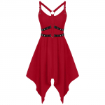 Moteri&scaron;kos netaisyklingos suknelės Seksualios suknelės Vienspalvės suknelės be rankovių L juoda