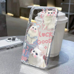 Kosminis telefono dėklas iPhone 11 13 XR 15 Pro Max 12 16 Pro Max iPhone 14 7 8 Plus XS Max Samsung A15 A55 A05 Redmi 12 13C 13 9 Huawei Mate 30 40 iPhone 15 balta