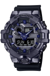 Laikrodis Metalu dengtas biomasės plastikas juodas [Casio] G-Shock [] GM-700P-6AJF vyri&scaron;kas tamsiai violetine spalva