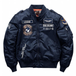 Vyrų hiphopo striukė stora karinė motociklų aviatorius pilotų vyrų beisbolo striukė XXXL(Asian size)