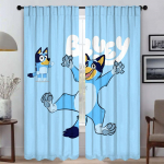 B-BlueyS Blackout užuolaidos kambariui, 2 panelės, modernios svetainės užuolaidos, 2 vnt., namų interjero užuolaidos, užuolaidų užuolaidėlės, tullas miegamajam W86xH183cmx2pcs-CL