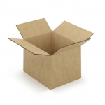 Cartons d'emballage - non sp&eacute;cifi&eacute; - 25 x 25 x 20 cm - double cannelure - 5 pi&egrave;ces - brun