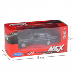 1/36 mastelio Santana žaislinio automobilio modelis Welly diecast transporto priemonė miniatiūrinis atitraukiamas klasikinis sedanas kolekcija dovana vaikams berniukui juoda