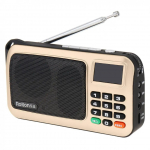 Ne&scaron;iojama TF kortelės USB FM Elder radijo garsiakalbis su LCD ekranu Žemųjų dažnių garsiakalbis MP3 muzikos grotuvas Žibintuvėlio lempa Verify for PC mėlyna