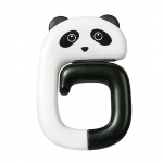 Desk Mount Bag Holder Hook Cute Panda Design Foldable Strong Load Bearing Capacity Under Desk