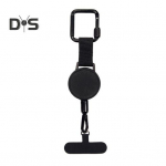 Apsauga nuo vagystės telefono dirželis su diržo segtuku, i&scaron;traukiama plieninė linija, universalus užrakinamas karabinas, apsaugo nuo kritimų, telefono dirželis kelionėms, žygiams 1pc