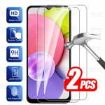 2pcs en verre tremp&eacute; pour samsung galaxy a03s verre protecteur d'&eacute;cran samsung une 03 s a03 s a23 a13 a53 a73 2 pieces -aw