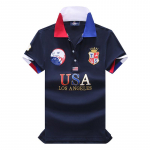 RogueWave Vyri&scaron;ki polo mar&scaron;kinėliai JAV Karali&scaron;ki Trumpas Kasdieniai Sportas Vakarėlis Auk&scaron;tos klasės Medvilnė Siuvinys Prabangus Kontrastingos spalvos Originalus dizainas 4XL