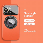 Prabangus matinis magnetinis Magsafe belaidžio įkrovimo dėklas, skirtas iPhone 15 14 12 11 13 Pro Max Plus fotoaparato objektyvo apsauginis telefono dangtelis For iPhone 15