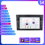 Ossuret Pažangus 8G 128G Android 12 Automobilio Radijas Opel Astra H J 2004 Vectra Vauxhall Antara Zafira Corsa C D Vivaro Meriva 4G Carplay GPS Grotuvas B S4 8Core 4G 32G