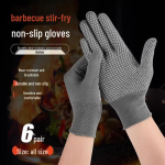 6 poros kar&scaron;čiui atsparių kepsninės pir&scaron;tinių: Apsauga nuo nusiplikymo gaminant su apsauga nuo ta&scaron;kymosi aliejumi &scaron;efams