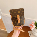 I&scaron;skirtinis mobiliojo telefono krep&scaron;ys moterims naujas auk&scaron;tos klasės margintas rankinis krep&scaron;ys retro universalus mažas kvadratinis krep&scaron;ys madingas kurjerio krep&scaron;ys 14cm*13cm*19cm