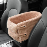 Ne&scaron;iojama naminių gyvūnų &scaron;unų automobilinė kėdutė centrinio valdymo neslystanti &scaron;unų ne&scaron;yklė 42x20x22cm kava