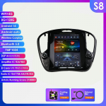 Hizpo 9.7 AI Android automobilio radijas, multimedijos vaizdo grotuvas Nissan Juke 2011-2018, Infiniti ESQ 2014-2019, GPS Carplay, i&scaron;manusis automatinis stereo, 4G S8 8Core 8G 128G