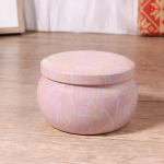 4Oz sandarus stiklainis metaliniai žvakių skardiniai saldainių dėžutė rožių arbatos puodukas papuo&scaron;alų laikymo organizatorius skardinis kalėdinis pakavimo dėklas