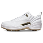 Air Jordan 12 Low Golf Masters Vyri&scaron;ki sportbačiai Balti Metaliniai-Auksiniai Malachito DM0106-117 37.5