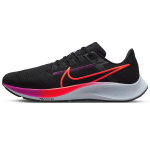 Nike Air Zoom Pegasus 38 Juodi Hyper Violetiniai Vyri&scaron;ki Sportbačiai Off-Noir Flash-Crimson CW7356-011 45