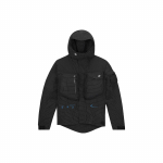 Nike X Off-White Daugiafunkcinė užtrauktuku užsegama striukė su gobtuvu FW22 Vyri&scaron;kos striukės Juoda DN1750-010 S