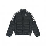 Adidas Logotipu marginta sportinė striukė su stovinčia apykakle, pamink&scaron;tinta medvilne, vyri&scaron;ki vir&scaron;utiniai drabužiai, juoda GH4589 S