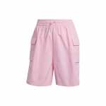 Adidas Originals Adicolor Krokuotos &Scaron;ortai Su Trys Juostelės Lopiniai Laisvo Kirpimo Moteri&scaron;ki &Scaron;ortai Rožiniai JH1076 S