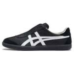 Onitsuka Tiger Tokuten Slip-On Patogūs Laisvalaikio Neslystantys Patvarūs Žemi Sneakeriai Unisex Batai Juodi Balti 1183C290-001 42