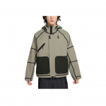Nike Tech Storm Fit Su Gobtuvu Vėjui Atsparus Vandeniui Laisvas Ilgomis Rankovėmis Striukė Vyri&scaron;ka Striukė &Scaron;viesiai Armijos Žalia Juoda HM9474-320 XL