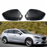 Mazda 6 (2014-2018 m) &bdquo;Atenza&ldquo; galinio vaizdo veidrodėlio rėmo apvalkalo dekoracija Carbon Fiber Pattern Pair