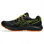 Asics Gel-Sonoma 7 Patogūs žemi bėgimo bateliai Vyri&scaron;ki kedai Juodi Oranžiniai 1011B595-002 43.5