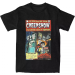 Vasaros Vintažinis Siaubo Creepshow Filmo Mar&scaron;kinėliai Aksesuarai Vyrams Moterims Mada Creepshow Filmo Mėgėjui Gerbėjui Mar&scaron;kinėliai XXXXXL juoda