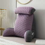 Mink&scaron;ta pagalvė atlo&scaron;as prie lovos - Pagalvė kaklo, skaitymo ir juosmens atramai Armrest Cushion L75&times;H58CM (Carbon Package)