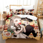 Mada 3D Spausdinimas Anime Tualetas-susietas Hanako-kun Patalių Komplektas Antklodės Užvalkalų Rinkiniai Patalynė Dvigubo Dydžio Suaugusiems Vaikams Dovana EU single(135x200cm)