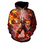 Anime Demon Slayer serija 3D spausdinta vyri&scaron;ka pavasario naujo stiliaus gobtuvas ilgomis rankovėmis madingi kasdieniai medvilniniai megztiniai drabužiai 6XL