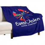 Eurovizijos dainų konkurso klasikinis logotipas Mesti pledai Vasariniai patalynės pledai Mink&scaron;tas pledas &Scaron;ildantys pledai kelionėms 30x40in