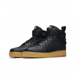 Nike Air Force 1 SF Mid Black Gum - 917753-003 EU 38.5 juoda