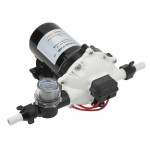 12V savaime užsipildantis diafragminis siurblys, didelis srautas 5.0 GPM, 60 PSI, efektyvus vandens siurblys kemperiui, jachtai